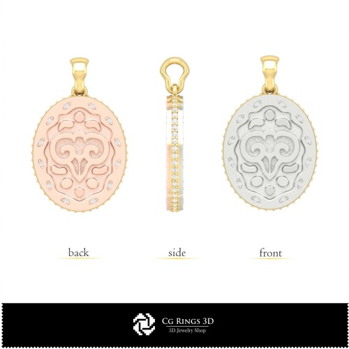 3D-Schmuckset Zuhause, Schmuck 3D-CAD, Schmucksets 3D-CAD