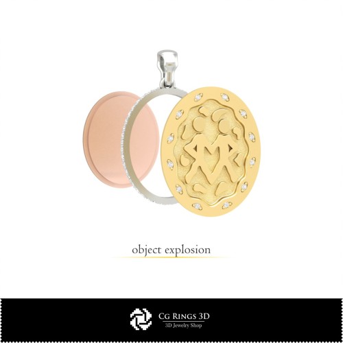 Schmuckset - Schmuck 3D-CAD für Zuhause, Schmuck 3D-CAD, Schmucksets 3D-CAD