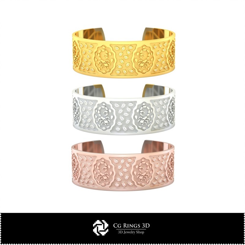 Schmuck - Schmuckset 3D-CAD Schmuck 3D-CAD, Anhänger 3D-CAD, Armbänder 3D-CAD, Schmucksets 3D-CAD, 3D-Zodiac-Anhänger, 3D B