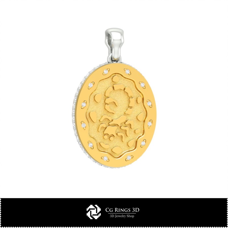 Jewelry-Jewelry Set 3D CAD Jewelry 3D CAD, Pendants 3D CAD , Bracelets 3D CAD , Jewelry Sets 3D CAD , 3D Zodiac Pendants, 3D B