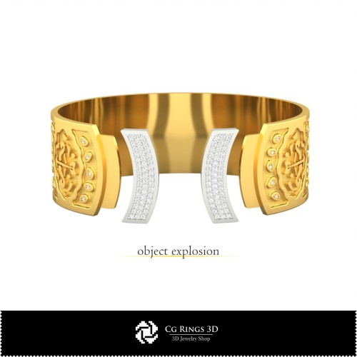 Schmuck-Schmuckset 3D-CAD Schmuck 3D-CAD, Anhänger 3D-CAD, Armbänder 3D-CAD, Schmucksets 3D-CAD, 3D-Zodiac-Anhänger, 3D B