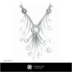 Collana Schizzo - Disegno Gioielli Schizzi di Gioielli 2