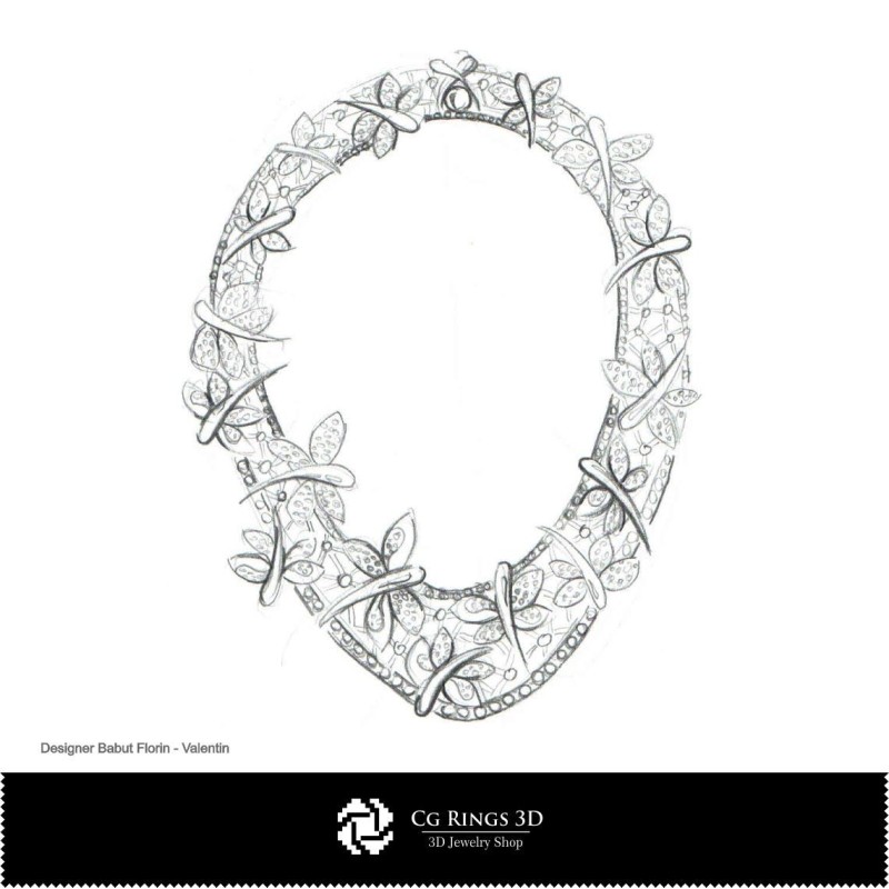 Croquis de Collier-Bijoux Design Croquis de Bijoux