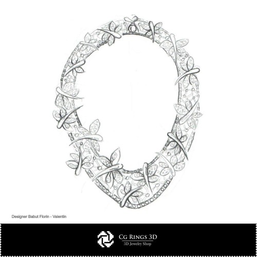 Collana Schizzo-Design di Gioielli Schizzi di Gioielli