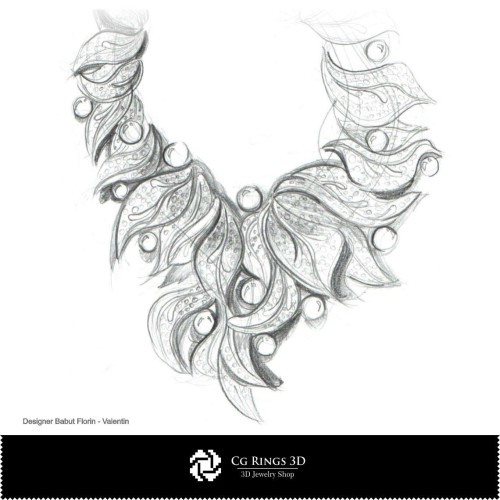 Boceto de Collar-Diseño de Joyas Bocetos de Joyas