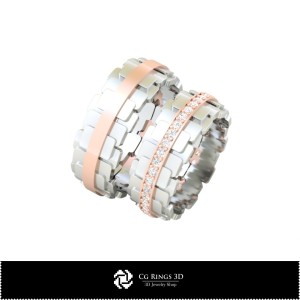 3D-Ehering-Home, Schmuck-3D-CAD, Ringe-3D-CAD, Eheringe-3D