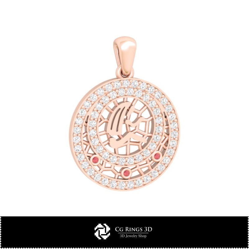Pendentif Vierge 3D pour Enfants, Bijoux 3D DAO, Pendentifs 3D DAO, Pendentifs du Zodiaque 3D, Pendentifs 3D pour Enfants