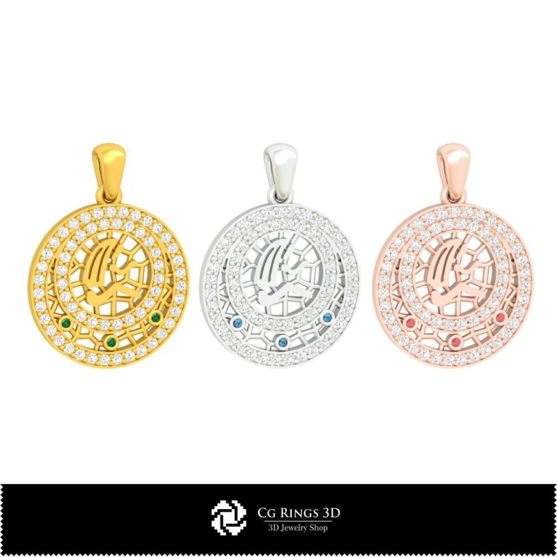 Pendentif Vierge 3D pour Enfants, Bijoux 3D DAO, Pendentifs 3D DAO, Pendentifs du Zodiaque 3D, Pendentifs 3D pour Enfants
