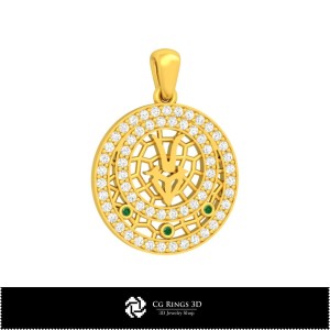 Pendentif enfant Capricorne 3D pour la maison, Bijoux 3D CAO, Pendentifs 3D CAO, Pendentifs du zodiaque 3D, Pendentifs enfants