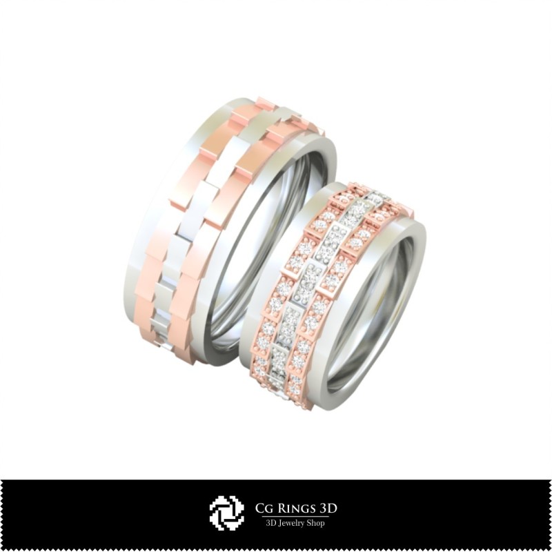 3D-Verlobungsring-Startseite, Schmuck 3D-CAD, Ringe 3D-CAD, Eheringe 3D