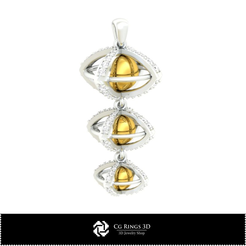 Pendentif boule 3D pour la maison, Bijoux CAO 3D, Pendentifs CAO 3D, Pendentifs boule 3D
