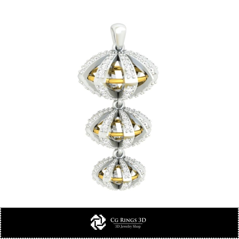 Joyería-Colgante CAD 3D Joyería CAD 3D, Colgantes CAD 3D, Colgantes de diamantes 3D, Colgantes florales 3D