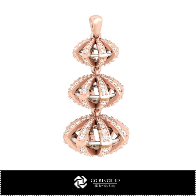 Schmuck-Anhänger 3D-CAD Schmuck 3D-CAD, Anhänger 3D-CAD, 3D-Diamantanhänger, 3D-Kugelanhänger