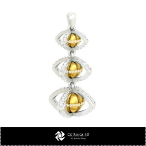 3D-Kugel-Anhänger Zuhause, Schmuck 3D-CAD, Anhänger 3D-CAD, 3D-Diamant-Anhänger, 3D-Kugel-Anhänger