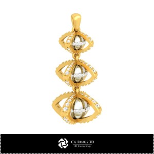 Pendentif boule 3D pour la maison, Bijoux CAO 3D, Pendentifs CAO 3D, Pendentifs diamant 3D, Pendentifs boule 3D 2