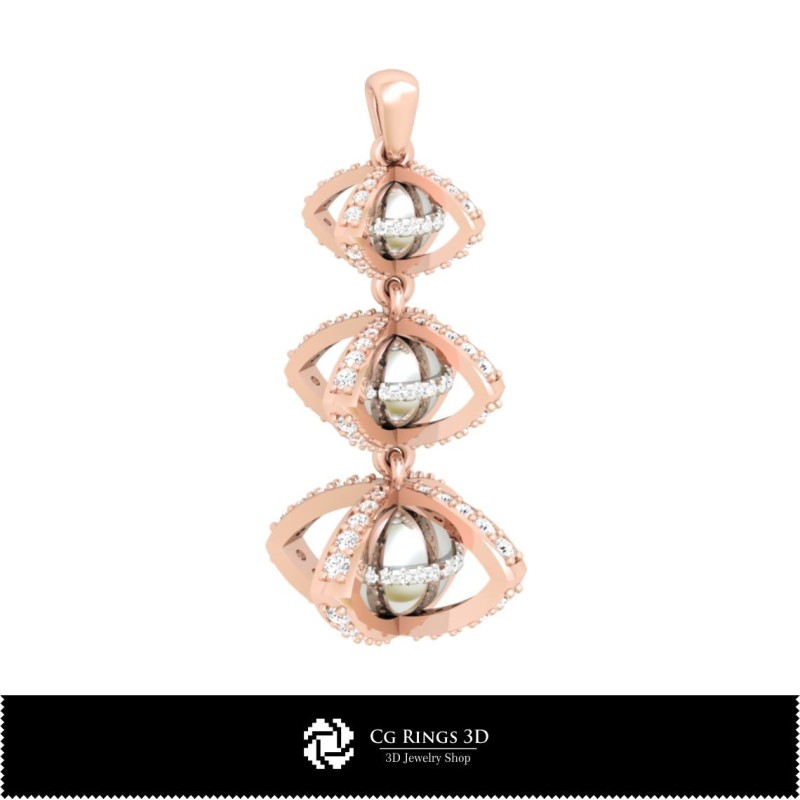 3D-Kugel-Anhänger Zuhause, Schmuck 3D-CAD, Anhänger 3D-CAD, 3D-Diamant-Anhänger, 3D-Kugel-Anhänger