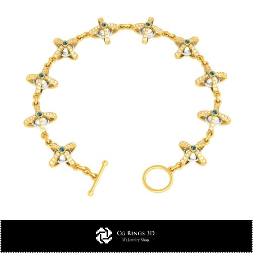 Brățară minge 3D pentru casă, Bijuterii CAD 3D, Brățări CAD 3D, Brățări cu diamante 3D, Brățări 3D