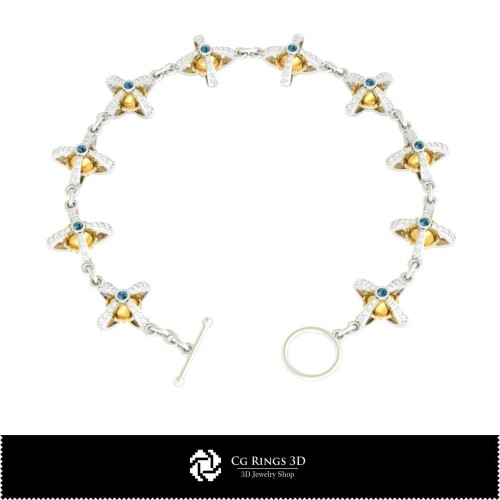 Brățară minge 3D pentru casă, Bijuterii CAD 3D, Brățări CAD 3D, Brățări cu diamante 3D, Brățări 3D