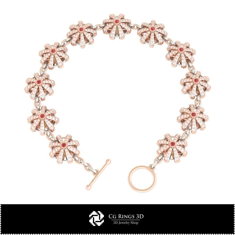 Gioielleria-Bracciale CAD 3D Gioielleria CAD 3D, Bracciali CAD 3D, Bracciali con Diamanti 3D, Bracciali 3D
