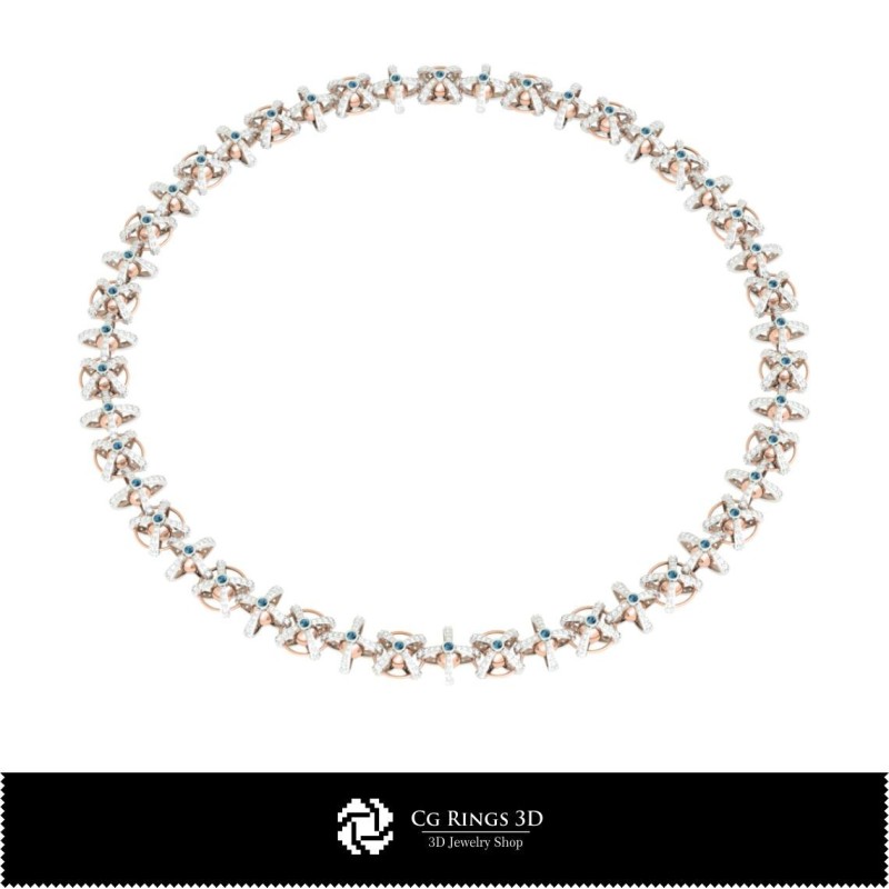 Gioielli-Collane 3D CAD Gioielli 3D CAD, Collane 3D CAD, Collane con Diamanti 3D