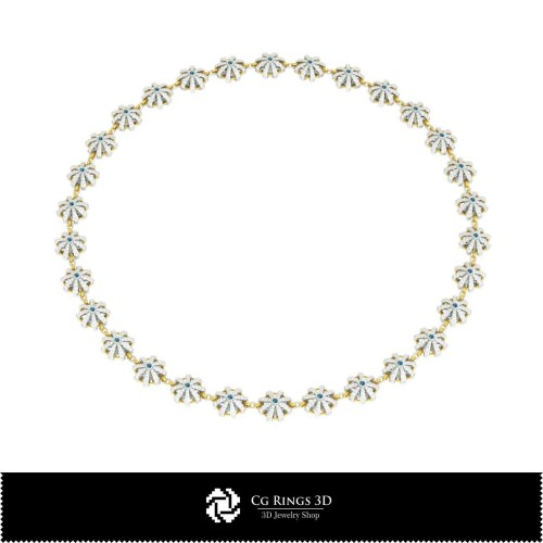 Schmuck-Halsketten 3D-CAD Schmuck 3D-CAD, Halsketten 3D-CAD, 3D-Diamant-Halsketten