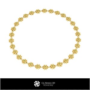 Jewelry-Necklaces 3D CAD Jewelry 3D CAD, Necklaces 3D CAD , 3D Diamond Necklaces 2