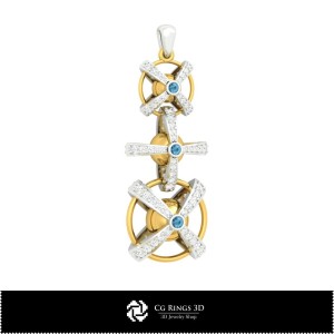 3D-Kugelanhänger Home, Schmuck 3D-CAD, Anhänger 3D-CAD, 3D-Diamantanhänger, 3D-Kugelanhänger