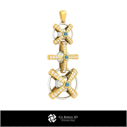 Pandantiv bilă 3D pentru casă, bijuterii CAD 3D, pandantive CAD 3D, pandantive cu diamant 3D, pandantive bilă 3D