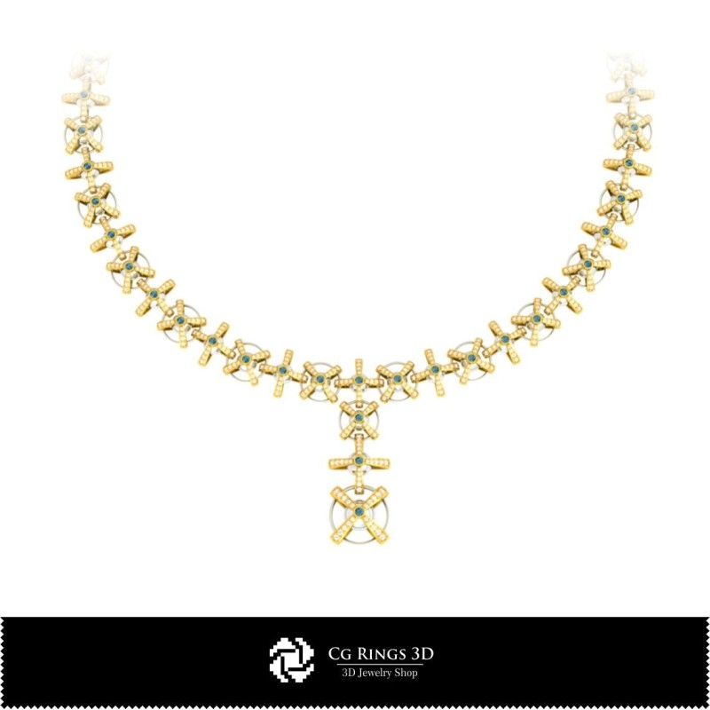 Schmuck-Halsketten 3D-CAD Schmuck 3D-CAD, Halsketten 3D-CAD, 3D-Diamant-Halsketten
