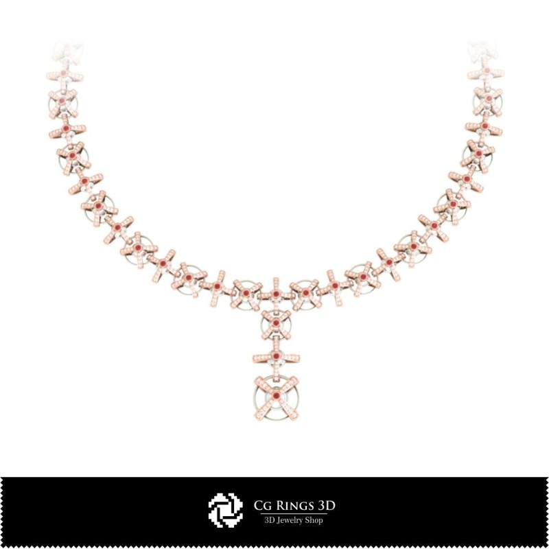 Schmuck-Halsketten 3D-CAD Schmuck 3D-CAD, Halsketten 3D-CAD, 3D-Diamant-Halsketten