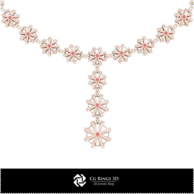 Gioielli-Collane 3D CAD Gioielli 3D CAD, Collane 3D CAD, Collane con Diamanti 3D