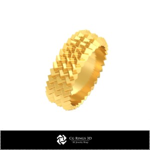 Anillo de boda 3D, Joyería CAD 3D, Anillos CAD 3D, Aros de boda 3D, Aros de eternidad 3D