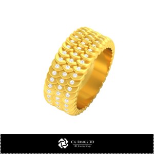 3D Wedding Ring - Free 3D Model Home, Jewelry 3D CAD, Free 3D Jewelry, Rings 3D CAD , Wedding Bands 3D, Free 3D Rings 