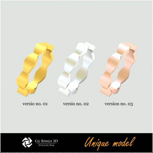 Inele de nuntă unice 3D CB Home, bijuterii 3D CAD, bijuterii unice 3D, inele 3D CAD, verighete 3D, inele de modă 3D