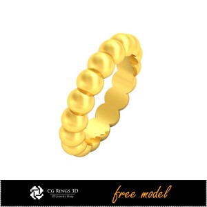 3D Eternity-Bandring - Kostenloses 3D-Modell für Zuhause, Schmuck 3D-CAD, Kostenloser 3D-Schmuck, Ringe 3D-CAD, Eheringe 3D,