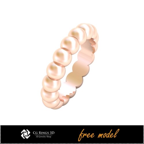Fede a Fascia Eternità 3D - Modello 3D Gratuito Casa, Gioielleria CAD 3D, Gioielli 3D Gratuiti, Anelli CAD 3D, Fedi Nuziali 3D,