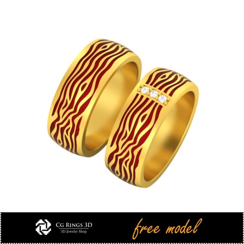 Inel de nuntă 3D cu email - Model 3D gratuit Acasă, Bijuterii 3D CAD, Bijuterii 3D gratuite, Inele 3D CAD, Verighete 3D,
