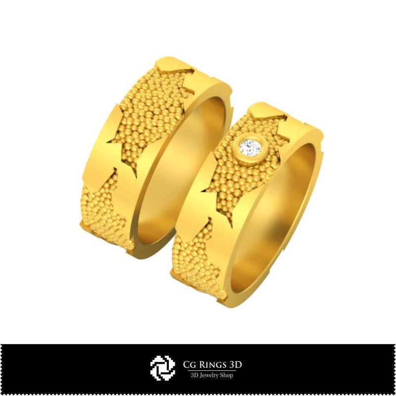 Anillo de boda 3D para el hogar, CAD 3D de joyería, CAD 3D de anillos, alianza de boda 3D, alianza de eternidad 3D