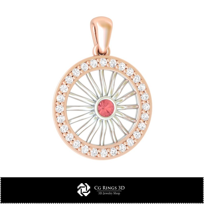Pendentif bijou 3D - CAO 3D pour la maison, CAO 3D pour bijoux, pendentifs CAO 3D, pendentifs diamant 3D