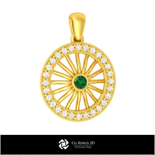 Pendentif bijou 3D - CAO 3D pour la maison, CAO 3D pour bijoux, pendentifs CAO 3D, pendentifs diamant 3D