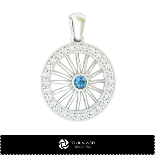 Pendant 3D-Jewelry 3D CAD Home, Jewelry 3D CAD, Pendants 3D CAD , 3D Diamond Pendants