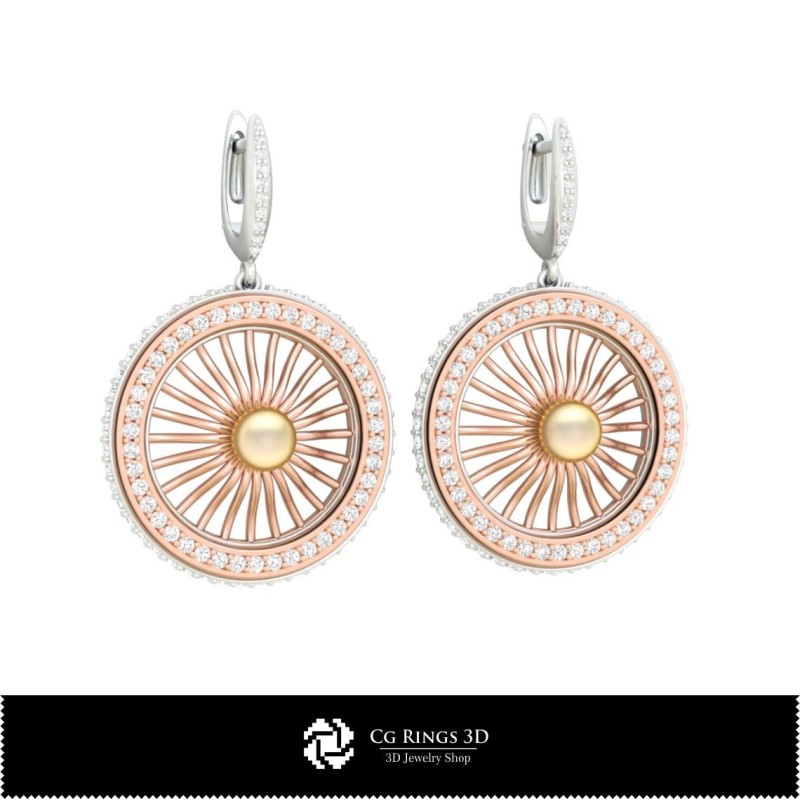 Bijoux-Boucles d'oreilles DAO 3D Bijoux DAO 3D, Boucles d'oreilles DAO 3D, Boucles d'oreilles diamant 3D, Boucles d'oreilles