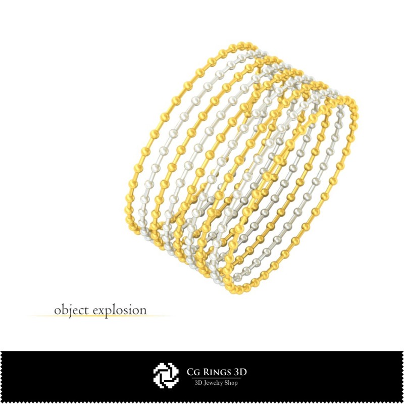 Bracelet CAO 3D, Joaillerie CAO 3D, Bracelets CAO 3D, Bracelets 3D, Jonc 3D