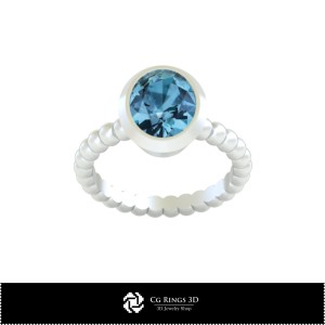 3D CAD Ball Ring Home, Jewelry 3D CAD, Rings 3D CAD , Diamond Rings 3D 2