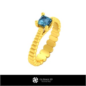 Anello con sfera 3D CAD Casa, Gioielli 3D CAD, Anelli 3D CAD, Anelli con diamante 3D
