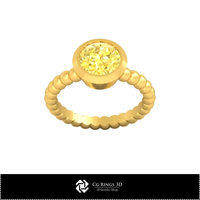 3D-CAD Kugelring Zuhause, Schmuck 3D-CAD, Ringe 3D-CAD, Diamantringe 3D
