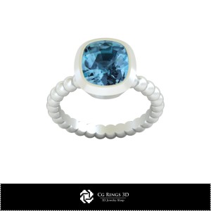 3D CAD Ball Ring Home, Jewelry 3D CAD, Rings 3D CAD , Diamond Rings 3D 2