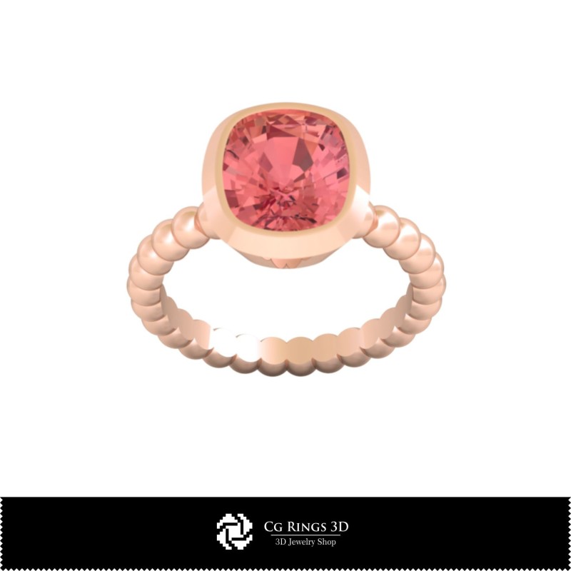 3D CAD Ball Ring Home, Jewelry 3D CAD, Rings 3D CAD , Diamond Rings 3D