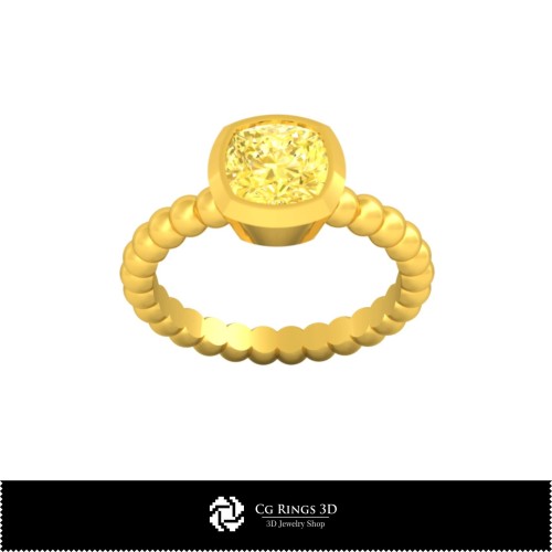 3D-CAD-Kugelring Zuhause, Schmuck 3D-CAD, Ringe 3D-CAD, Diamantringe 3D