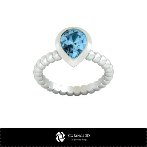 3D CAD Ball Ring Home, Jewelry 3D CAD, Rings 3D CAD , Diamond Rings 3D 2